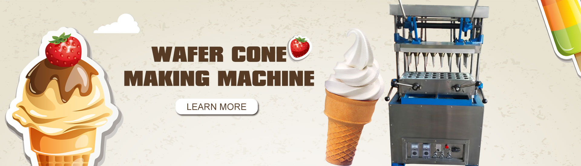 Automatic Wafer Cone Making Machine