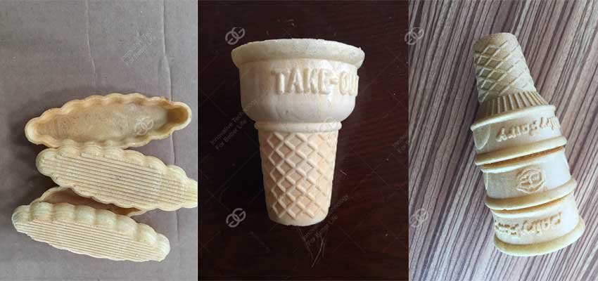 Ice Cream Wafer Cone Making