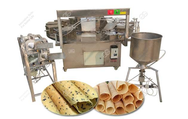 Automatic Egg Roll Making Machine|Ice Cream Cone Ba