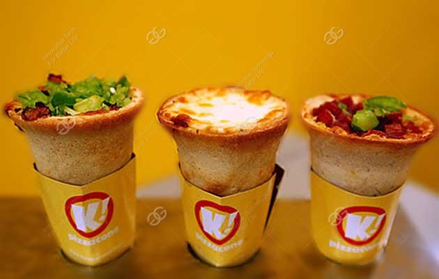 pizza cone making machine