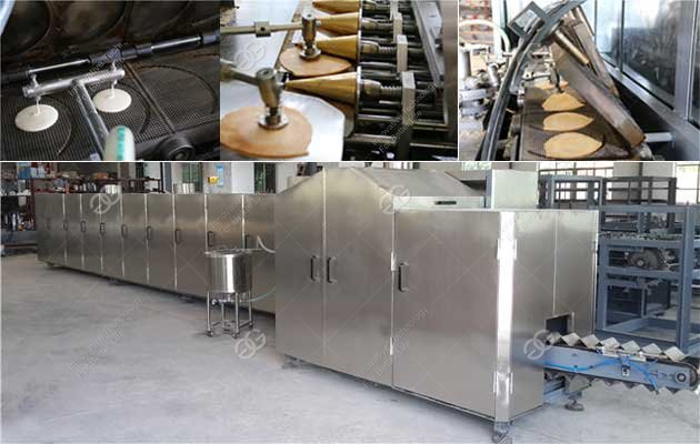 ice cream waffle cone production line malaysia