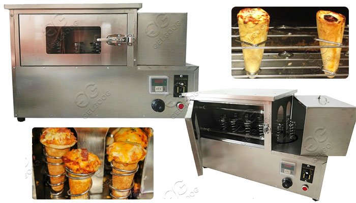 Automatic Pizza Cone Display Showcase